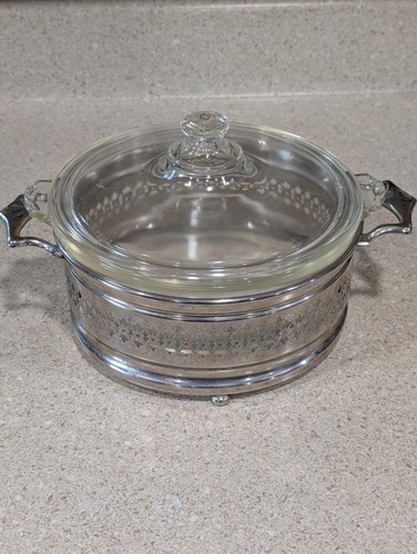 Vintage pyrex clear casserole - vintage,