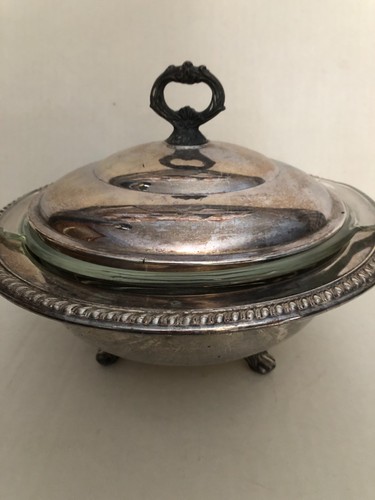 Silverplate serving dish - serving,