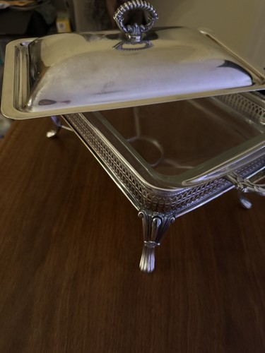 Vintage pyrex silver - silver, plated